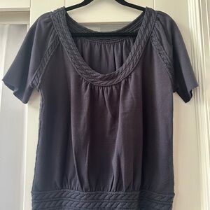 cabi Navy Tightrope Top 6663 NWOT